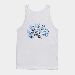 Blue Lagoon Love Birds Tree Tank Top